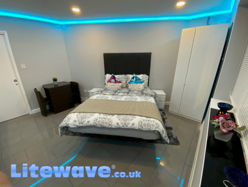 LED Coving - Uplighting in Bedroom
