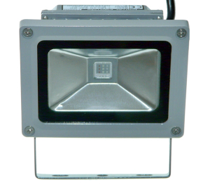 10w ICELED RGB Flood Light view of front