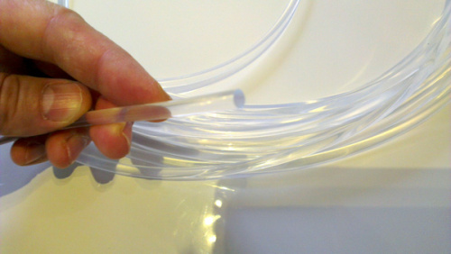 Side-Glow Fibre is completely transparent