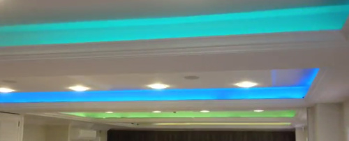 LED Strip used in a Conference Room
