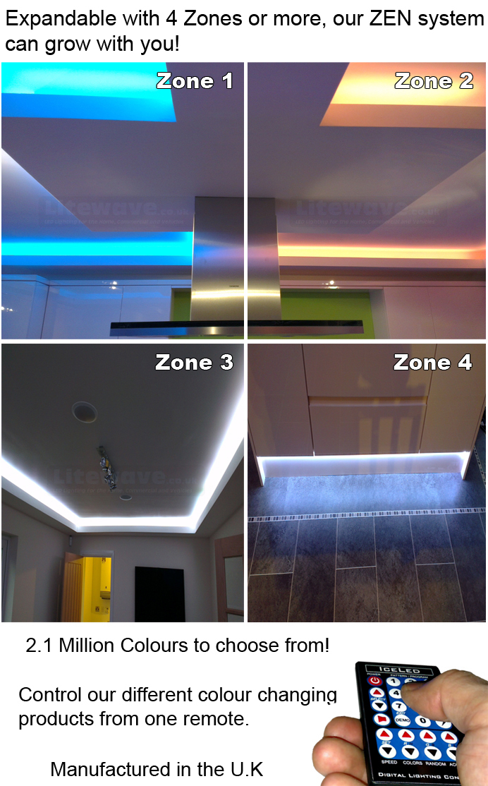 ZEN Controlling Litewave RGB LED Strip and RGB LED Tape