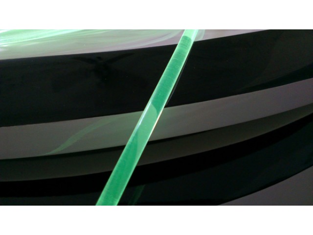 Side Glow Fibre displaying green