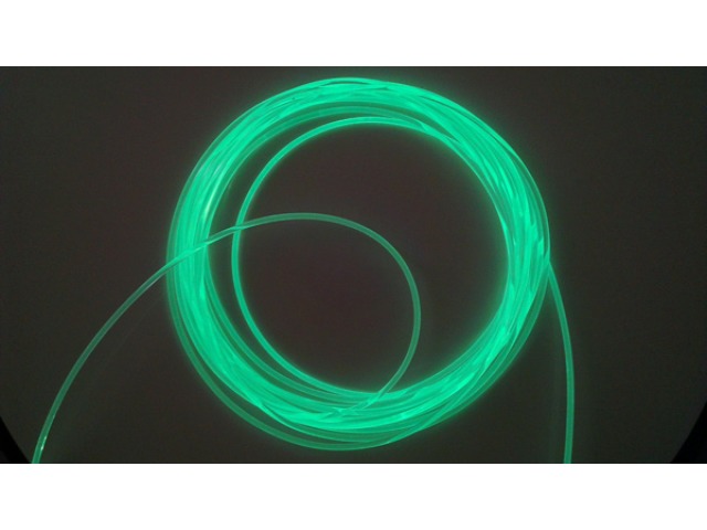 Fibre Optic Cable displaying Aqua