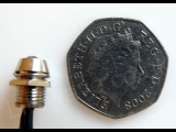 Smaller than a 50 pence piece