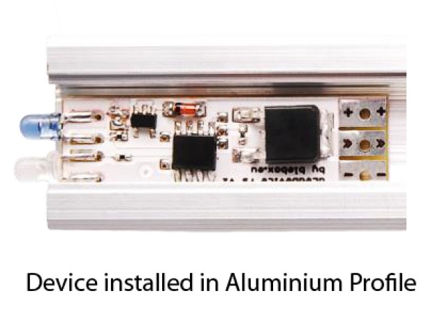 Sensor fitted in Aluminium Channel