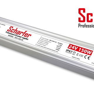 24vdc 6.25A (150w) Waterproof (IP67) - Scharfer Professional PSU