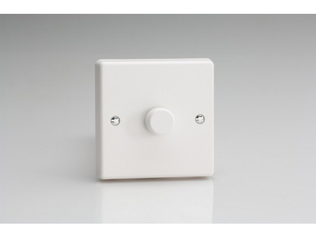 Varilight V-Ro Single LED Dimmer with White backing Plate