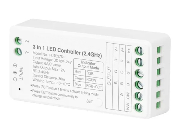 Receiver for RGB/W LED Strip