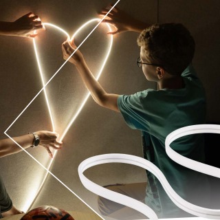 Waterproof Flexible LED Neon Strip Light – 24vdc, IP65, Cuttable Every 5cm