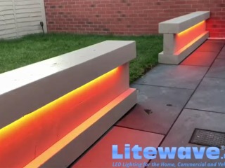 Wall Copings with underglow