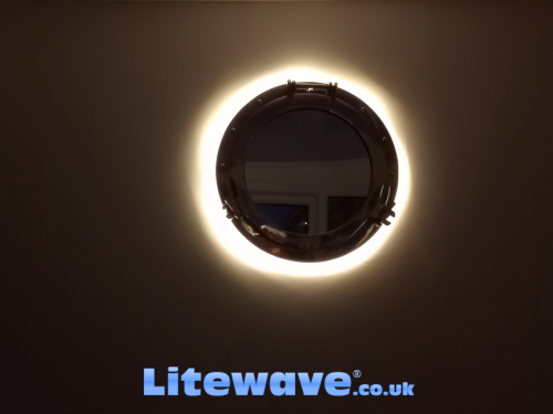 LED Strip Backlit Mirror