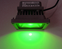 10w RGB Flood Light Displaying Green