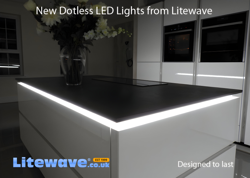 Dotless LED Strips under Kitchen Worktop