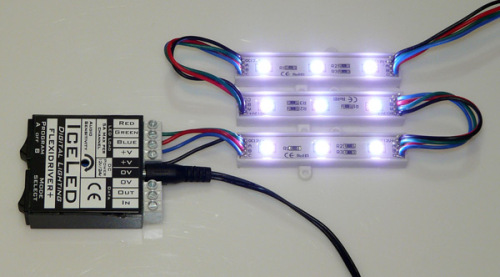 Flexidriver+ running RGB LED Modules