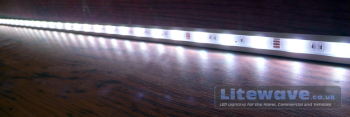 Aluminium LED Profile for fitting into a routed groove