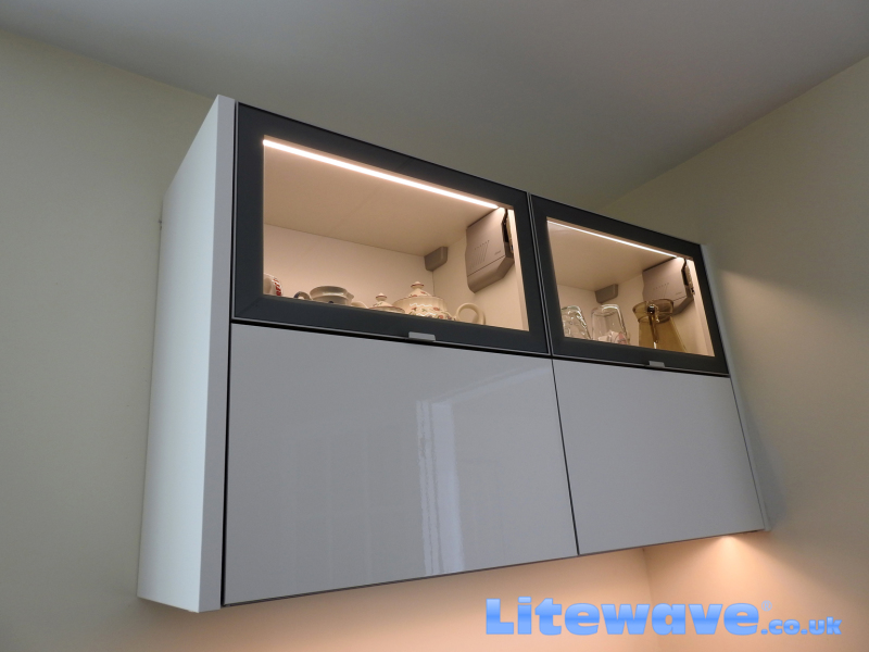 LED Strips inside kitchen cabinets