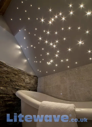 Fibre OpticStar Lights in Bathroom Ceiling